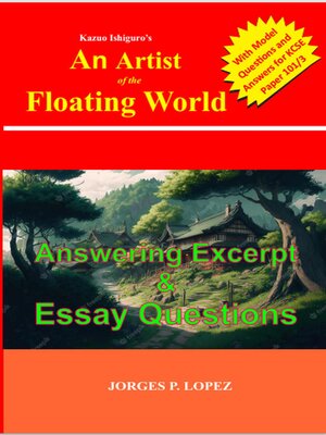 cover image of Kazuo Ishiguro's an Artist of the Floating World